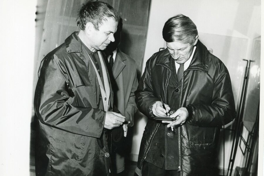 zleva Vařica, Jiří John